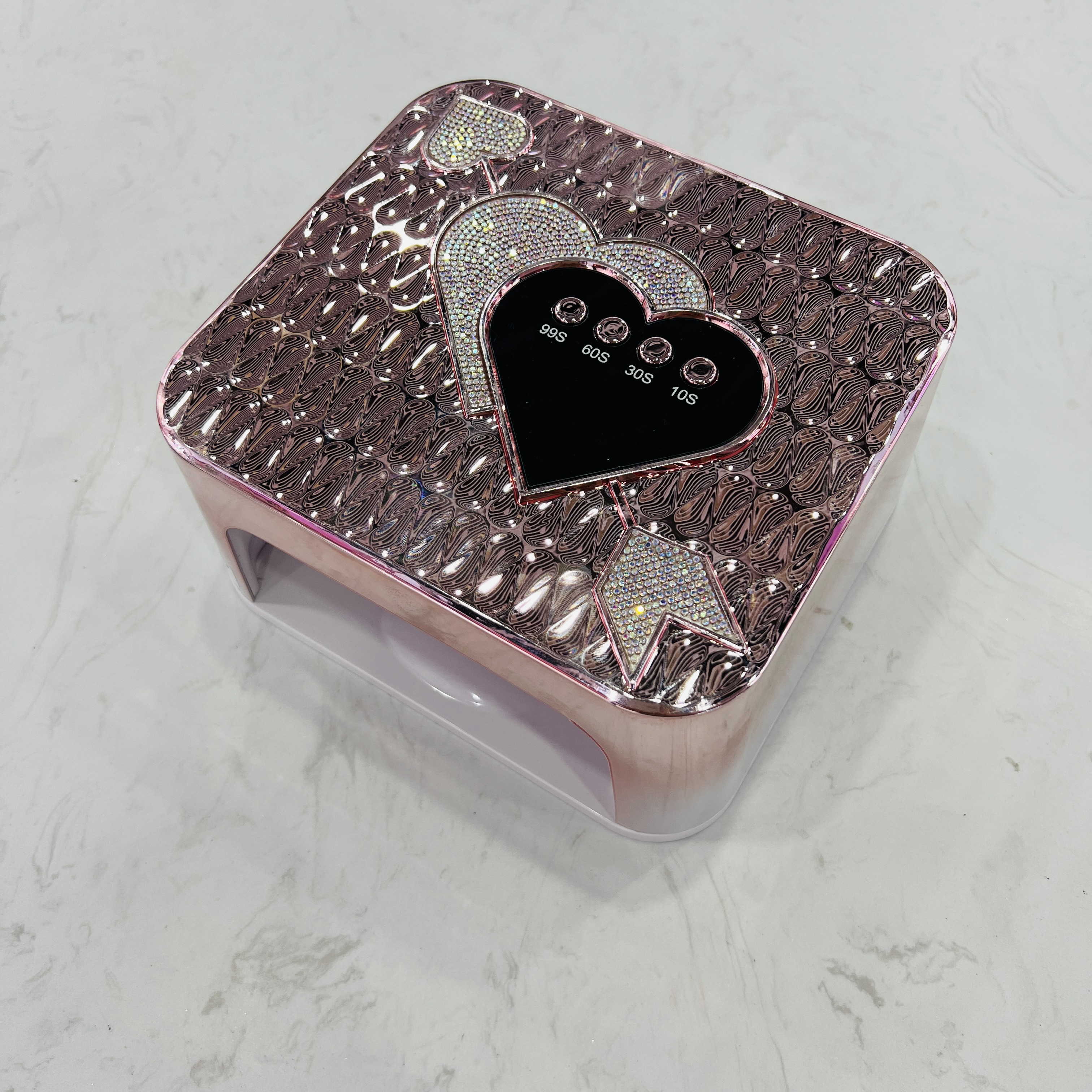 New electroplated nail lamp with 288W high power, 45 lamp beads, intelligent sensing and four-time nail baking details Picture
