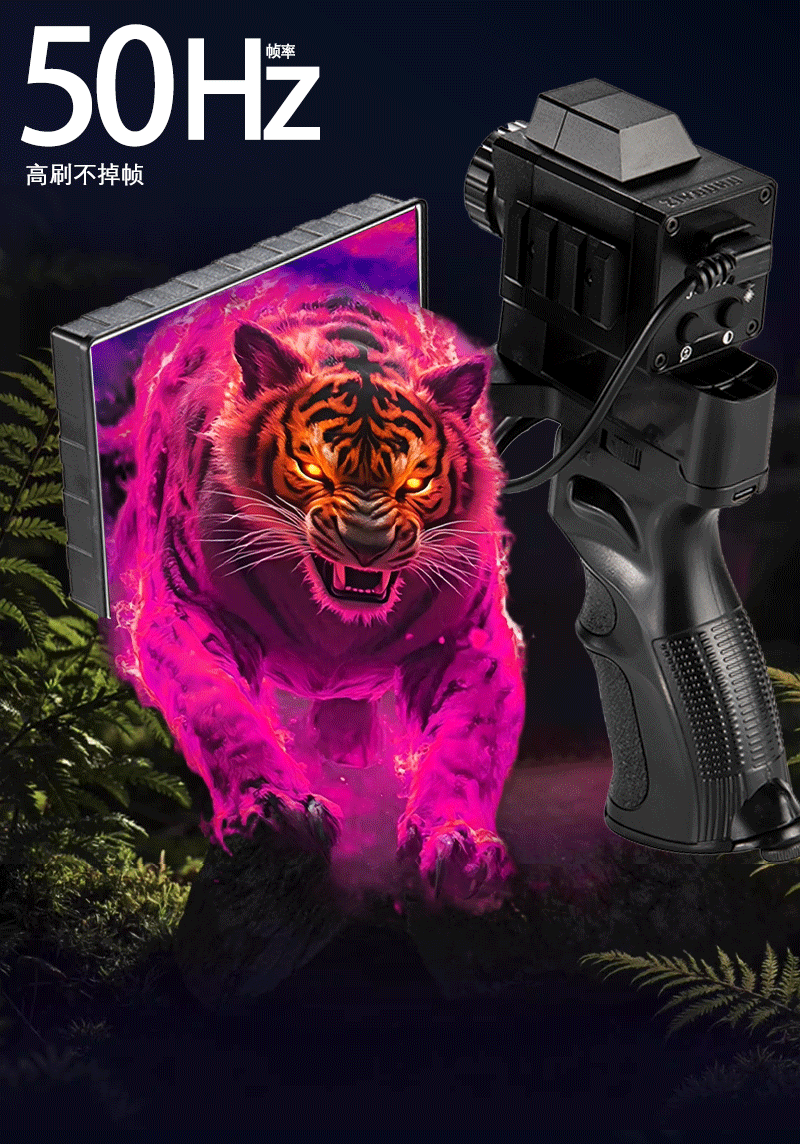 Thermal imaging outdoor handheld high-definition screen all-in-one machine jungle night infrared thermal imaging night vision device Hot search patrol pic 5