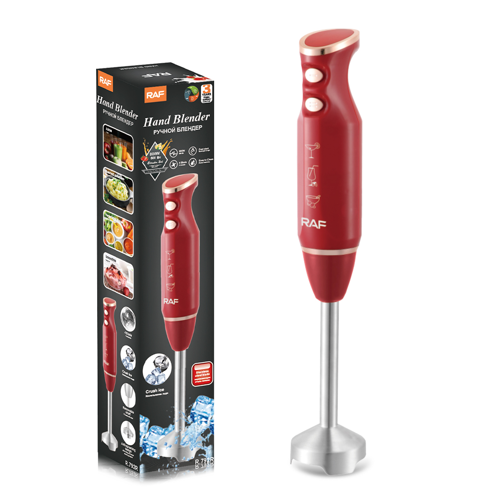 RAF European standard cross-border household kitchen electric stainless steel cooking stick ice crusher, handheld blender pic 5
