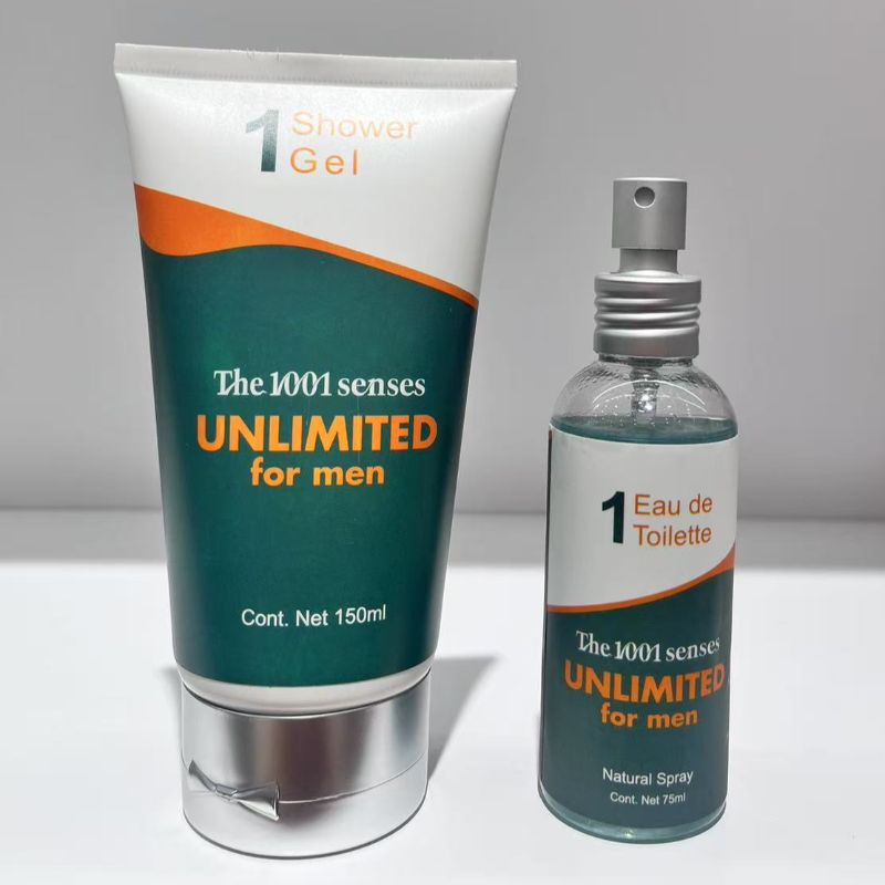 Perfume Set Men Perfume 75ml Eau de Toilette + Body Wash 150ml Shower Gel 75ml Eau de Toilette Application Scenario