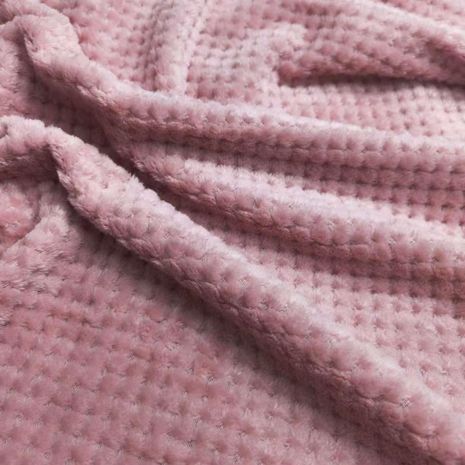 菠萝格夏季加厚纯色珊瑚绒小毛毯空调毯毛巾被法兰绒瑜伽盖毯午详情9