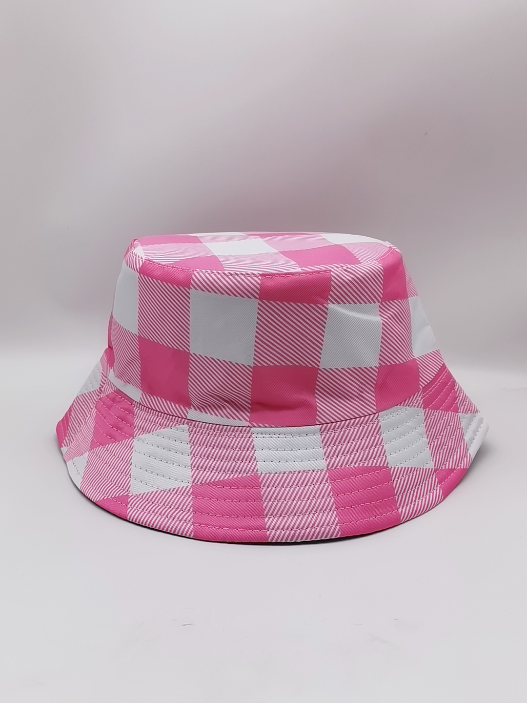 Spring and Summer new Korean-style double-sided fisherman's hat with European and American square painting, unisex, fashionable and versatile, outdoor sun protection, cool and portable hat, adult version full figure
