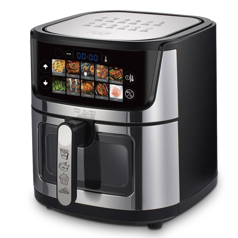 RAF European standard air fryer, 9L large-capacity color screen touch visual electric fryer, multi-functional air oven Application Scenario