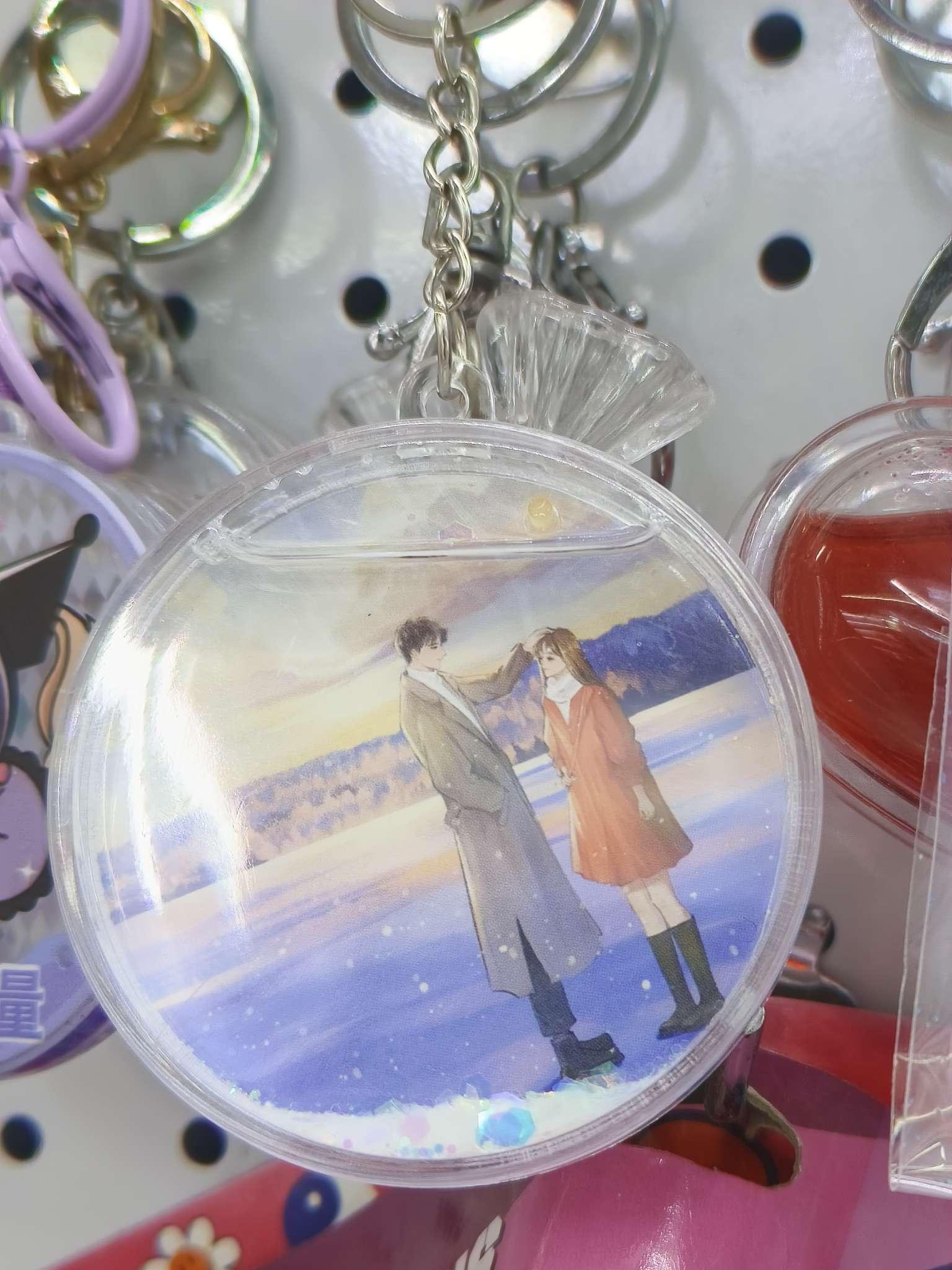 二次元流沙麻将挂件挂扣创意潮流玩具二次元流沙麻将