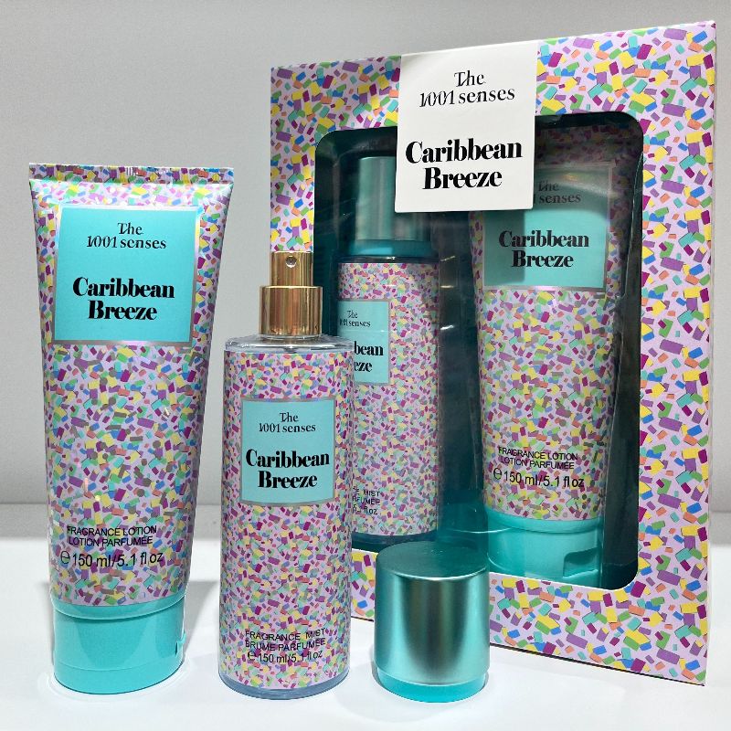 花香香水套盒150ML FRAGRANCE MIST+FRAGRANCE LOTION CARIBBEAN BREEZE