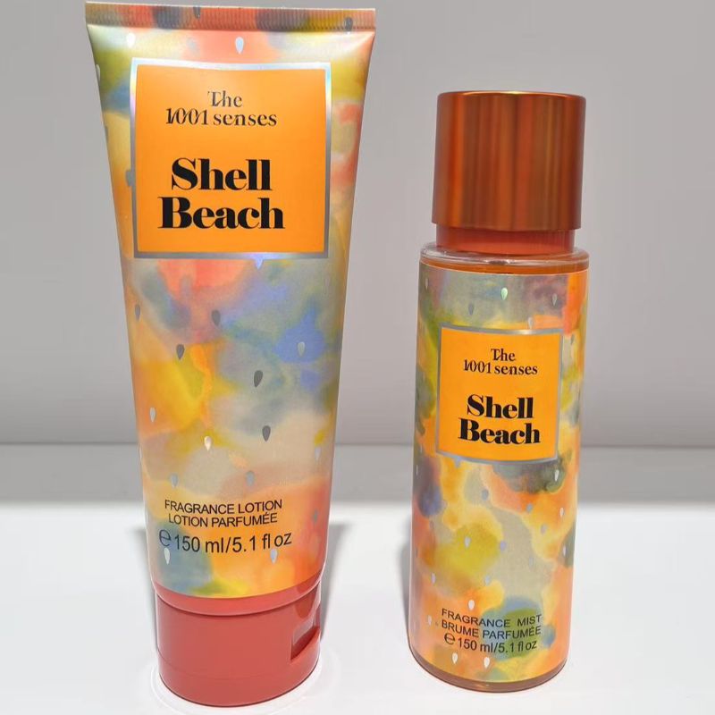 Floral perfume set 150ML FRAGRANCE MIST+FRAGRANCE LOTION SHELL BEACHG Application Scenario