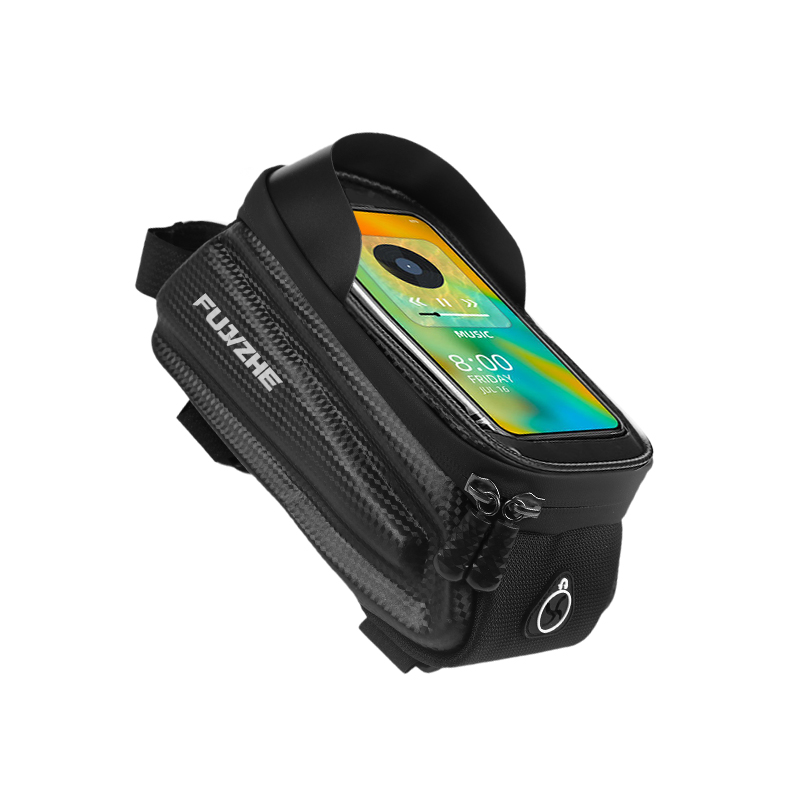 1240 hard shell touch screen upper tube package hard shell upper tube package bicycle hard shell package front beam package mountain bike mobile phone touch screen upper tube package saddle package large beam bike front crossbeam package Application Scenario