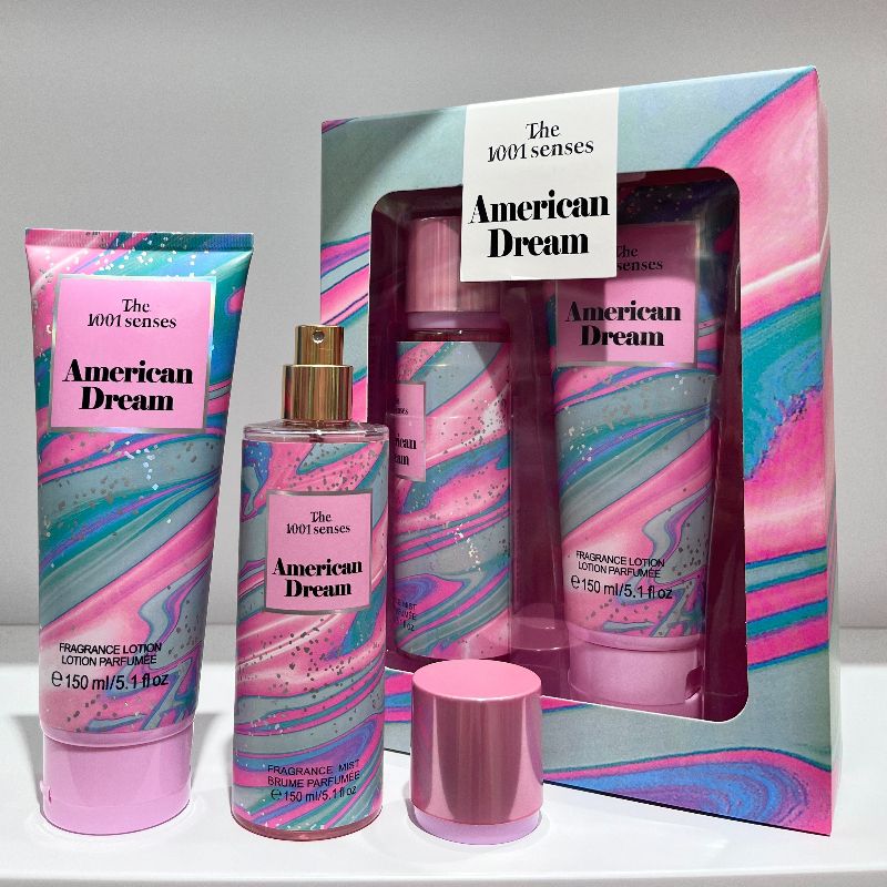 香水套盒 花香150ML FRAGRANCE MIST+FRAGRANCE LOTION AMERICAN DREAN