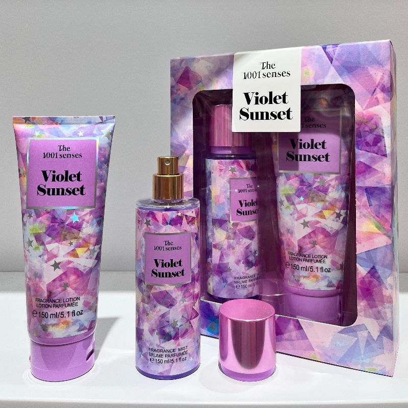 Perfume set 150ML FRAGRANCE MIST+FRAGRANCE LOTION VIOLET SUNSET Perfume set 150ML FRAGRANCE MIST+FRAGRANCE LOTION VIOLET SUNSET