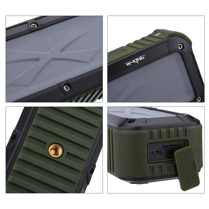 Wireless Bluetooth speaker, outdoor waterproof and shockproof, dual-speaker small audio radio player Item Picture