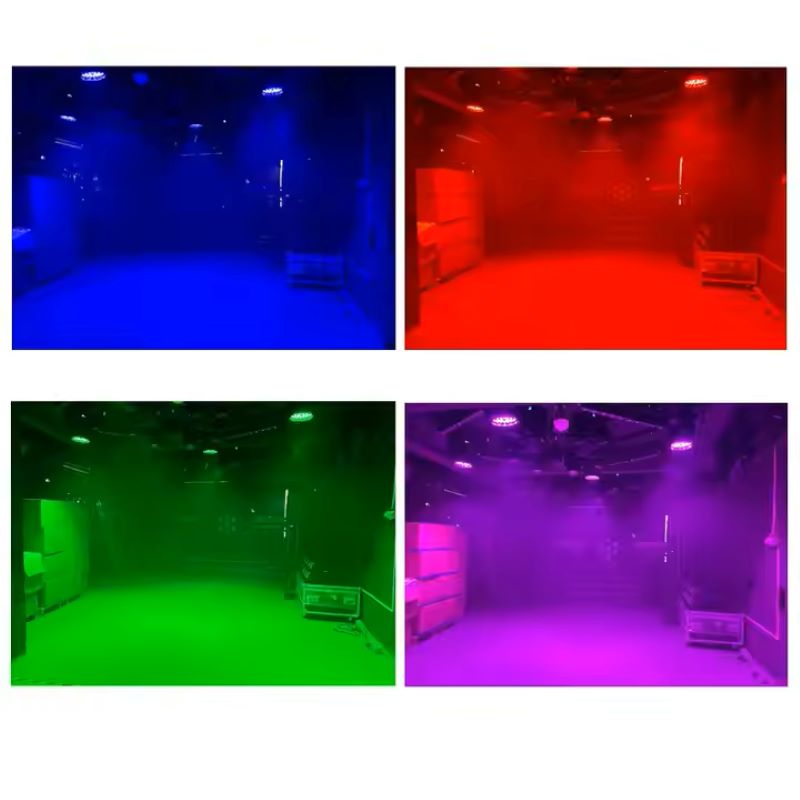 36 focusing and dyeing lights RGBW four-in-one 10W and 15W full-color parquet lights, led moving head dyeing lights, bar, disco, ktv party atmosphere lights, DMX512 high-brightness light beads, stage lighting Specification drawing