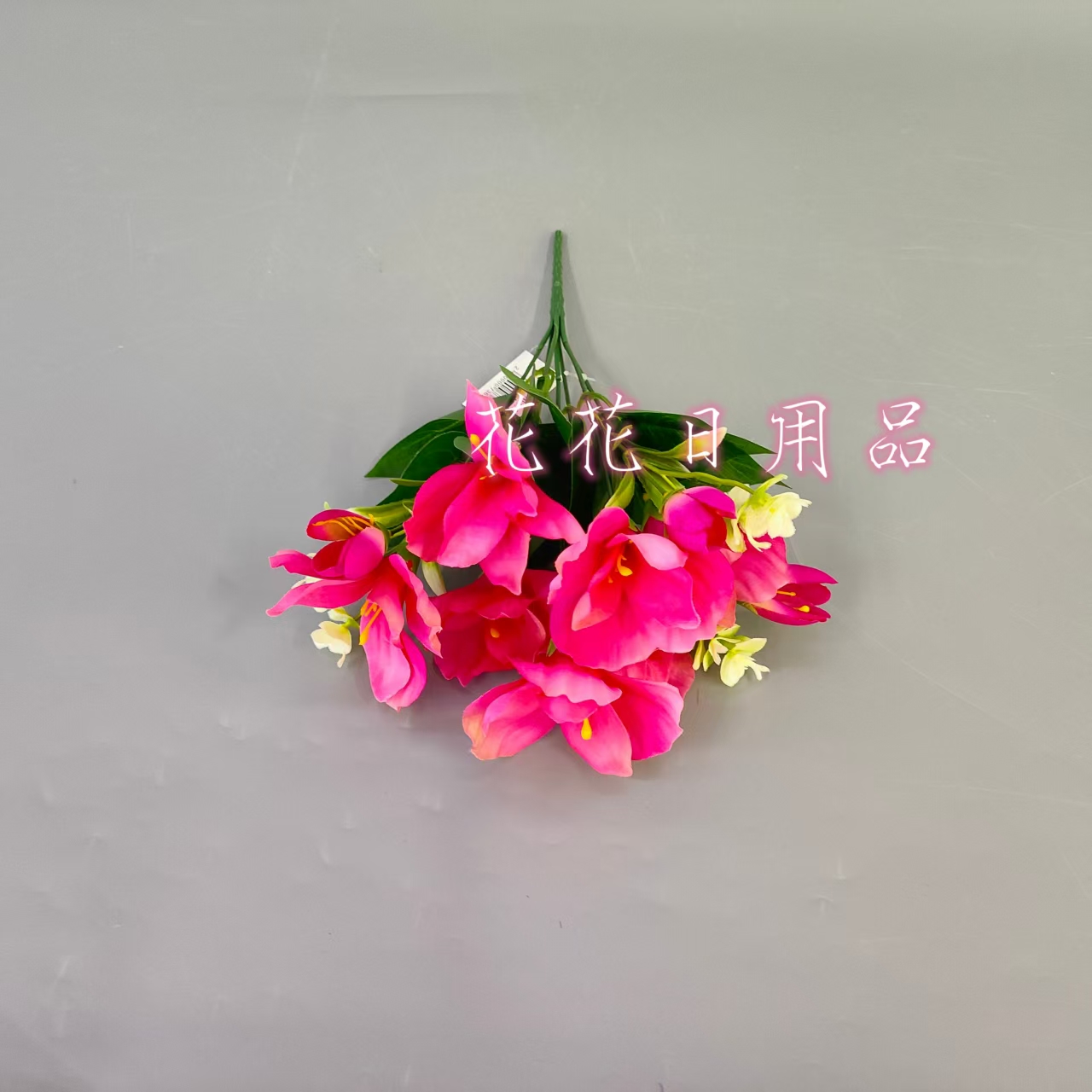 Artificial flower bonsai, single magnolia flower, decorative vase and ornament Item Picture