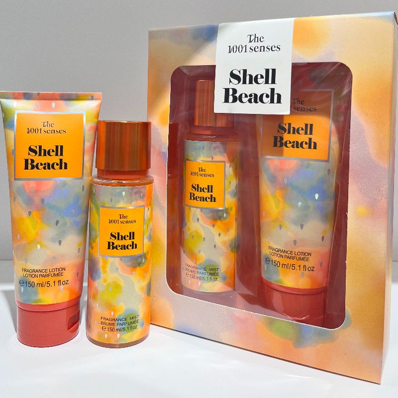 Floral perfume set 150ML FRAGRANCE MIST+FRAGRANCE LOTION SHELL BEACHG Item Picture
