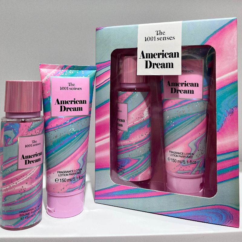 Perfume set 150ML FRAGRANCE MIST+FRAGRANCE LOTION AMERICAN DREAN Item Picture