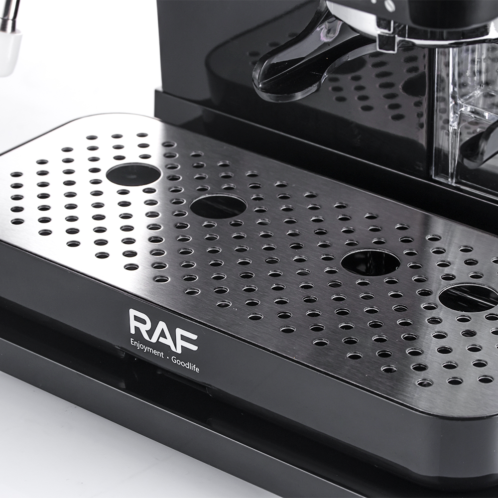 RAF European semi-automatic coffee machine, espresso double-cup 15bar, ground beans, cold and hot extraction milk foam steam coffee machine pic 11