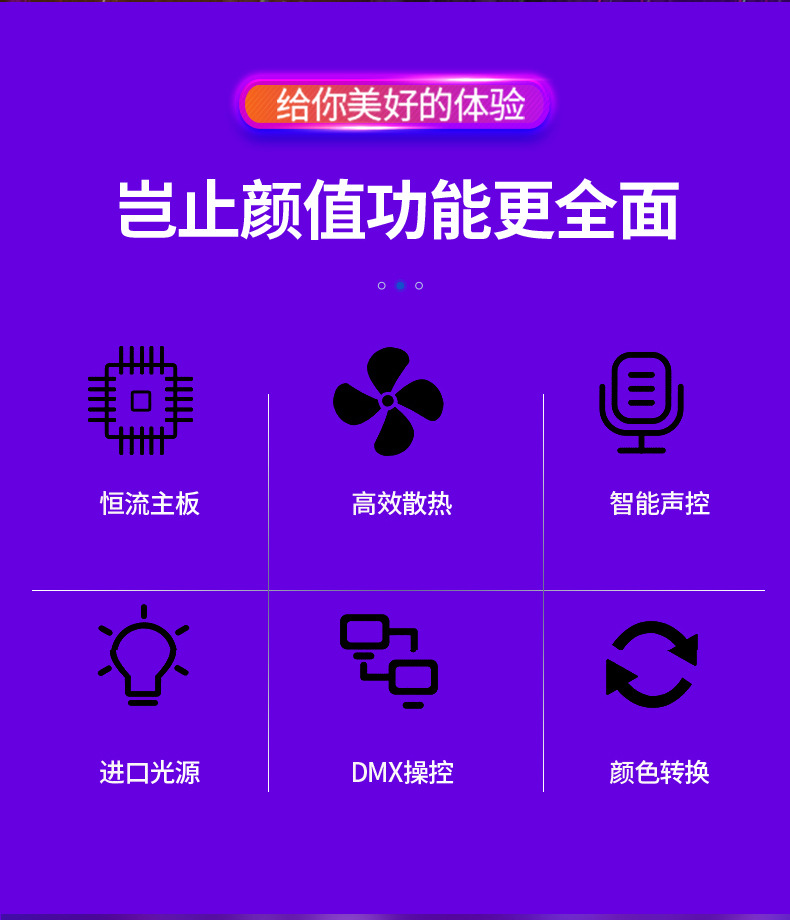 源头工厂舞台灯18颗四合一灯珠led帕灯闪光灯遥控炫彩婚庆演出派对宴会防水DMX高亮灯珠户外演出设备摇头舞台LED灯详情3