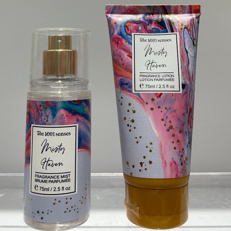 Perfume set 75ml fragrance lotion + 75ml fragrance mist Specification image