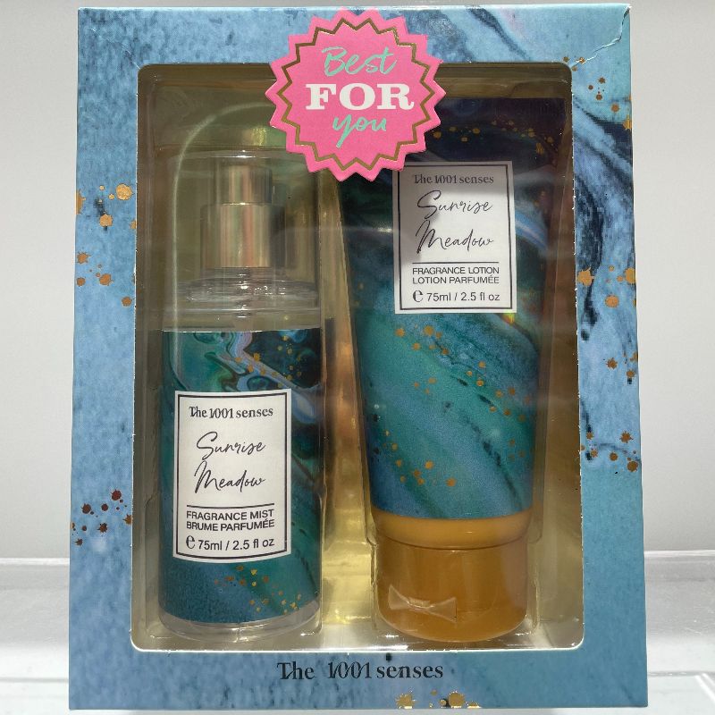 Perfume set: Unisex perfume 75ml fragrance lotion + 75ml fragrance mist details Picture