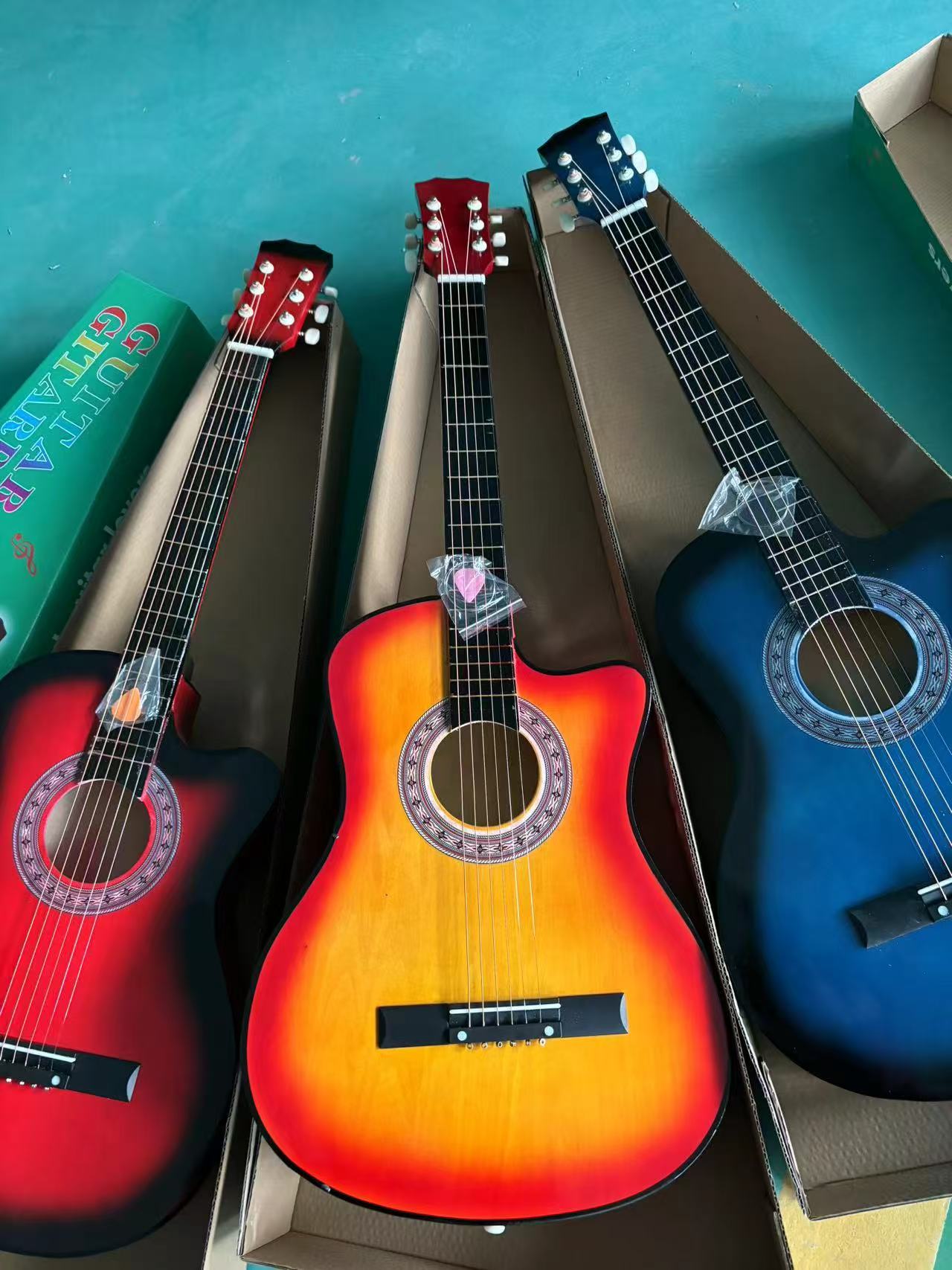 38寸吉他，乐器演奏，木质益智儿童玩具