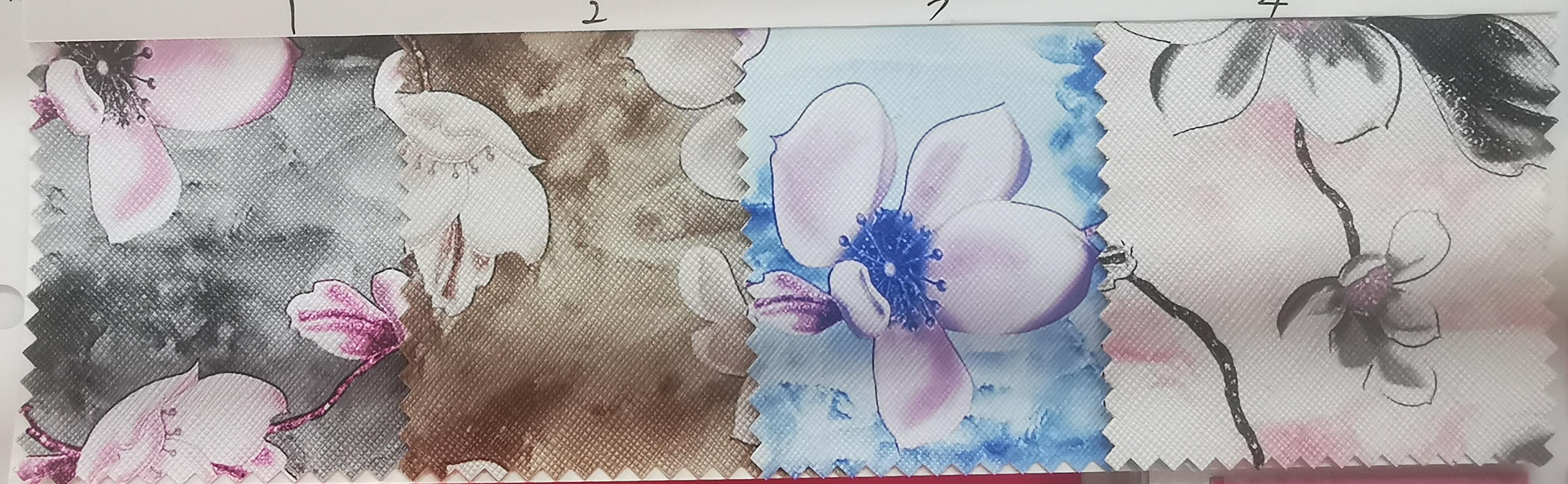 国潮系列厂家直销箱包面料网红新款发泡产品8PVC