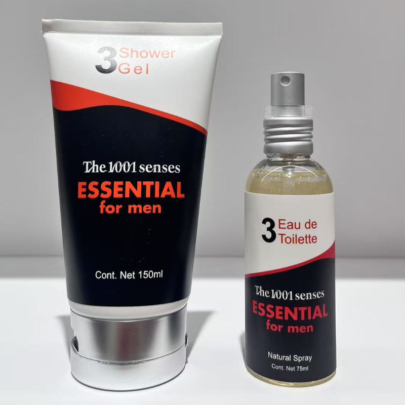Men's perfume Set 75ml Eau de Toilette + Body Wash 150ml Shower Gel 75ml Eau de Toilette Application Scenario