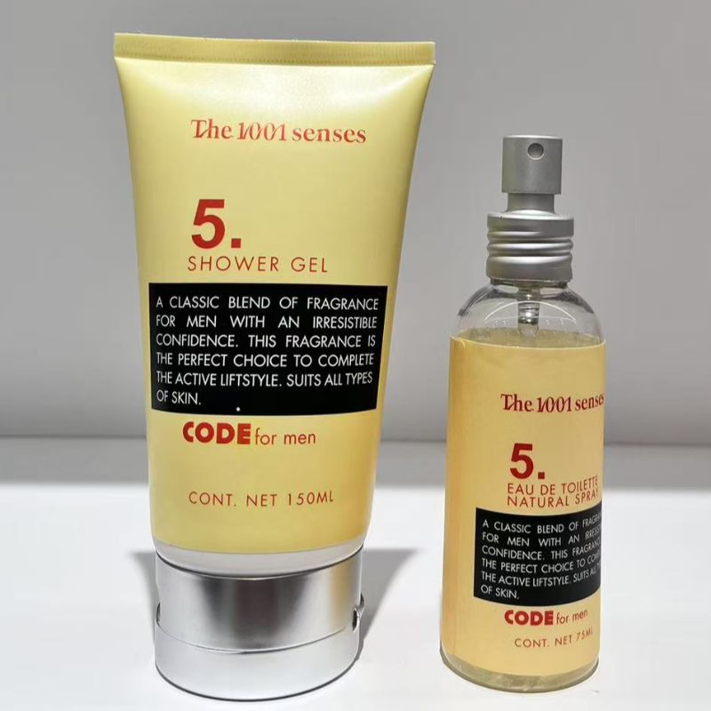 Perfume Set Men Perfume 75ml Eau de Toilette + Body Wash 150ml Shower Gel 75ml Eau de Toilette Application Scenario