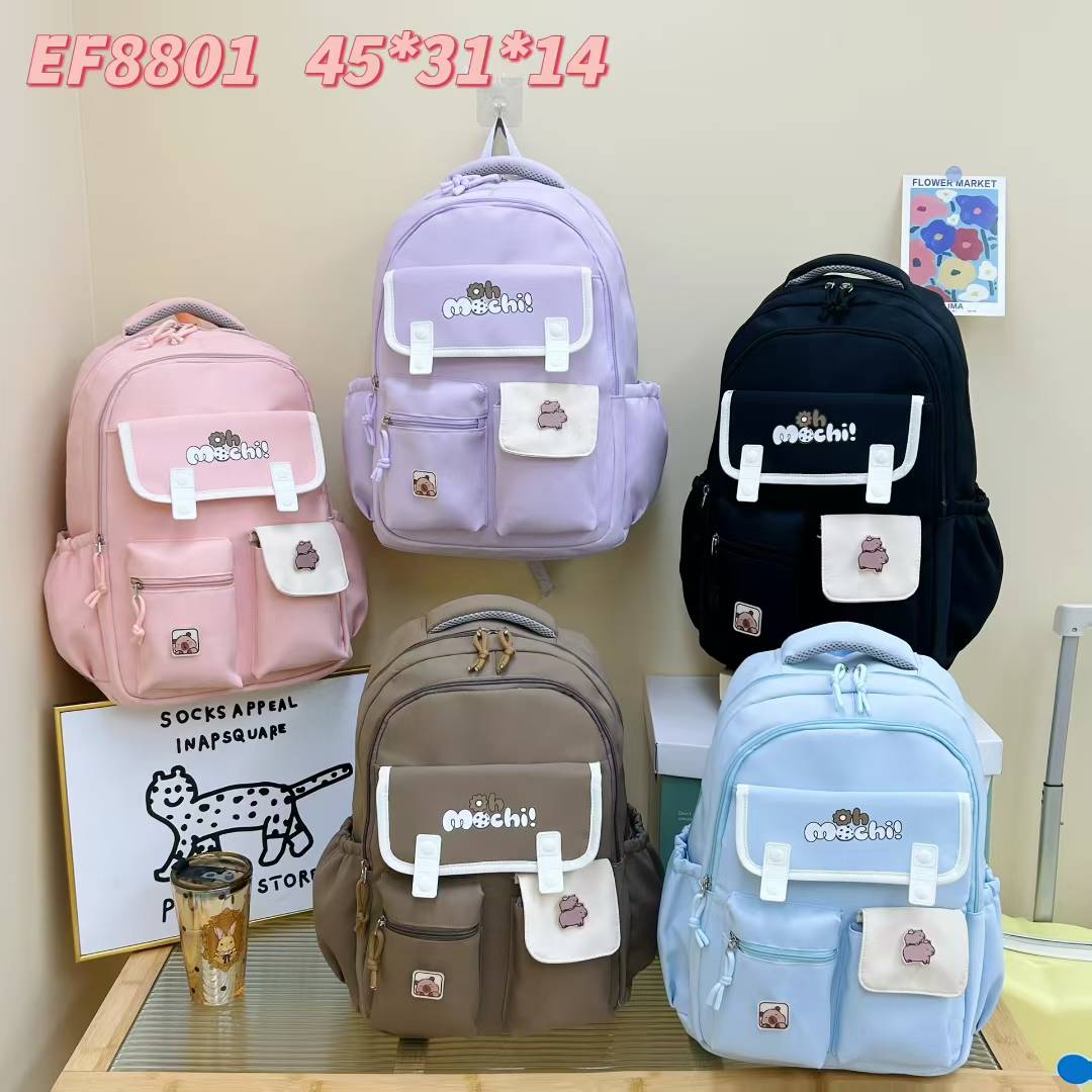 Lightweight backpacks for boys and girls, junior high school students, college and senior high school students, junior high school and primary school students, casual bags, waterproof student schoolbags details Picture
