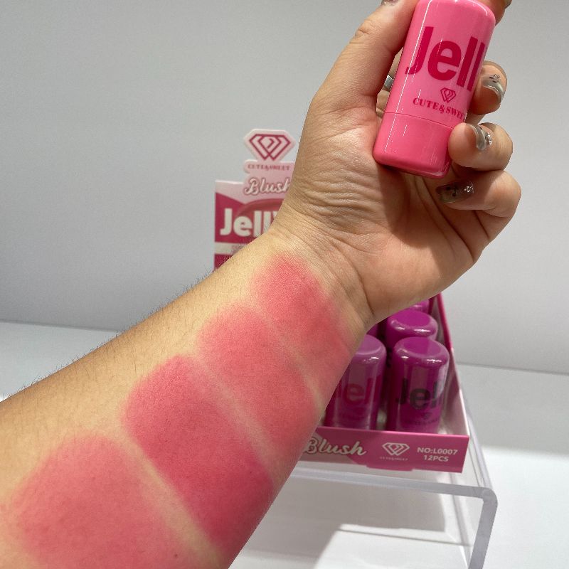 腮红  Blush 果冻腮红  四色腮红  上脸服帖  水嫩触感  工厂店铺直销   提亮肤色   显气色详情8