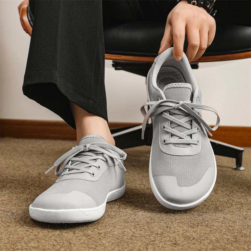 cross-border plus size summer new wide toe men's shoes breathable mesh running shoes men's wide last trendy casual sneaker Specification drawing