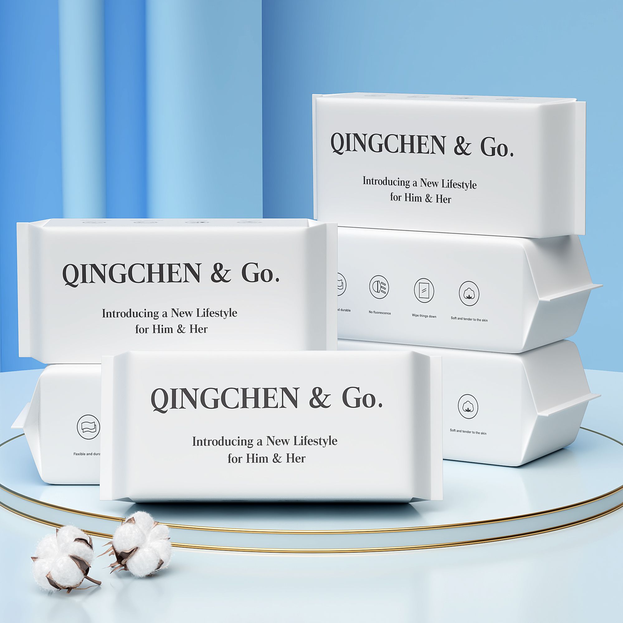 洗脸巾/一次性洗脸巾/洗脸巾定制/全棉洗脸巾/全棉洗脸巾新生儿白底实物图