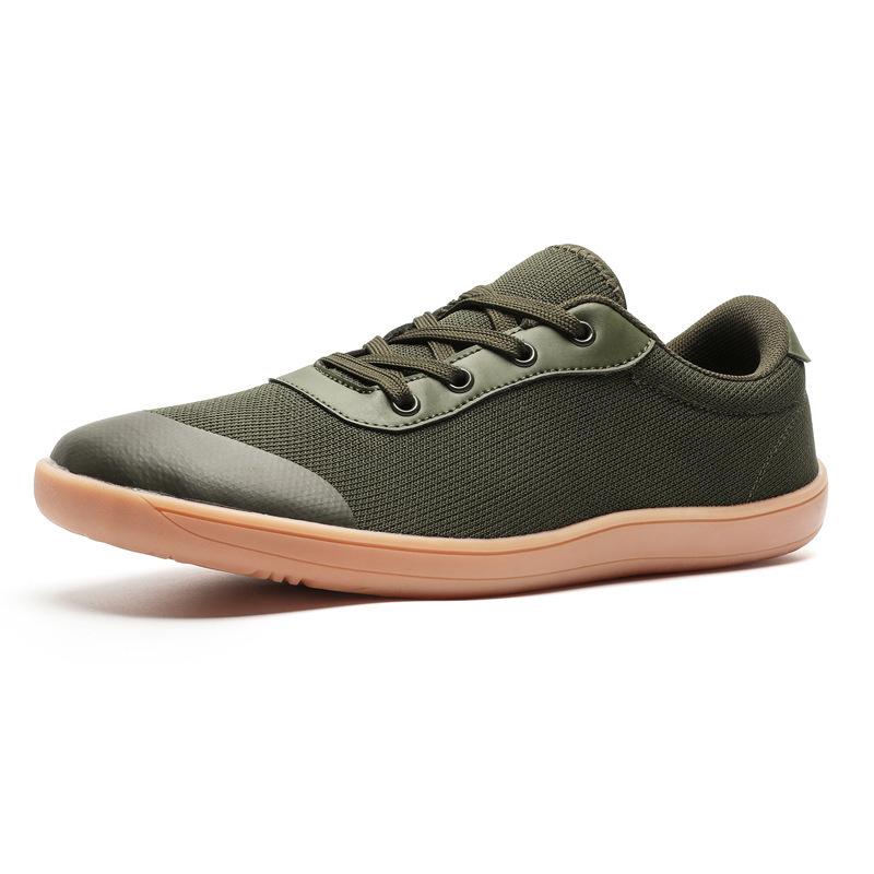 cross-border plus size summer new wide toe men's shoes breathable mesh running shoes men's wide last trendy casual sneaker details Picture