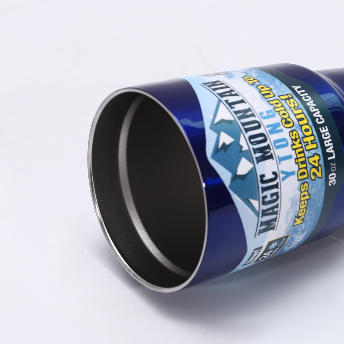 304 stainless steel ice cup, outdoor car portable water cup, heat and cold preservation car cup, insulated cup, 30oz water cup pic 4