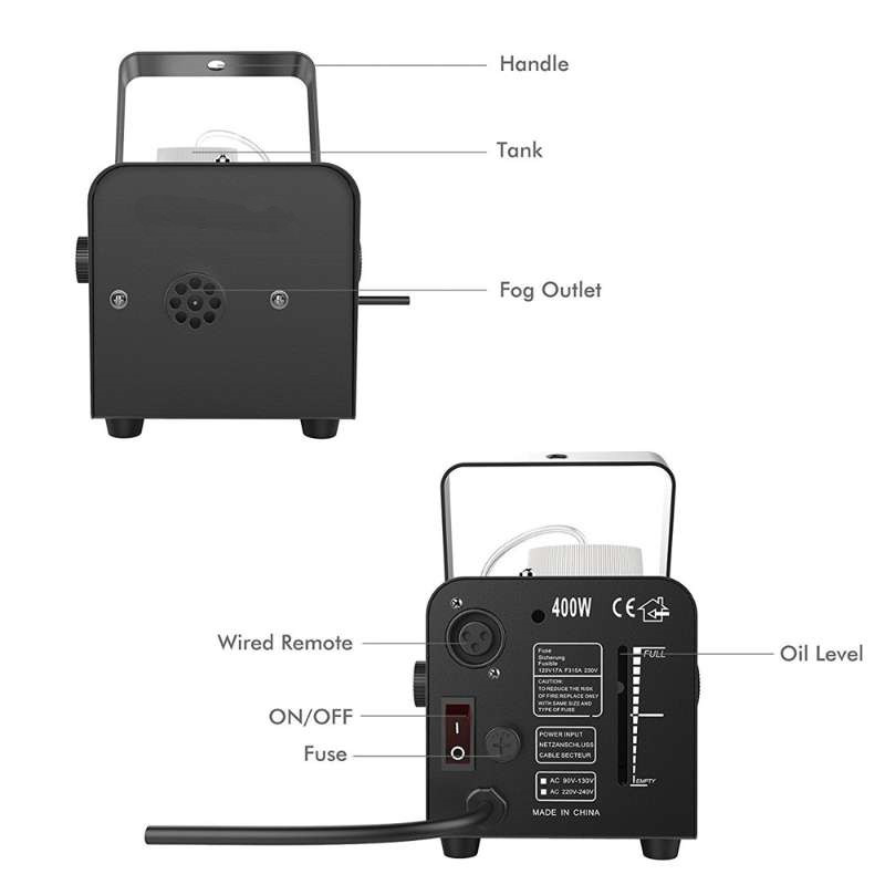 2025 Hot Sale Small Stage Smoke Machine, Wireless Remote Control Smoke Machine, Halloween Haunted House Props, Home Party Smoke Machine, Bar Atmosphere Manufacturer Direct Sales details Picture