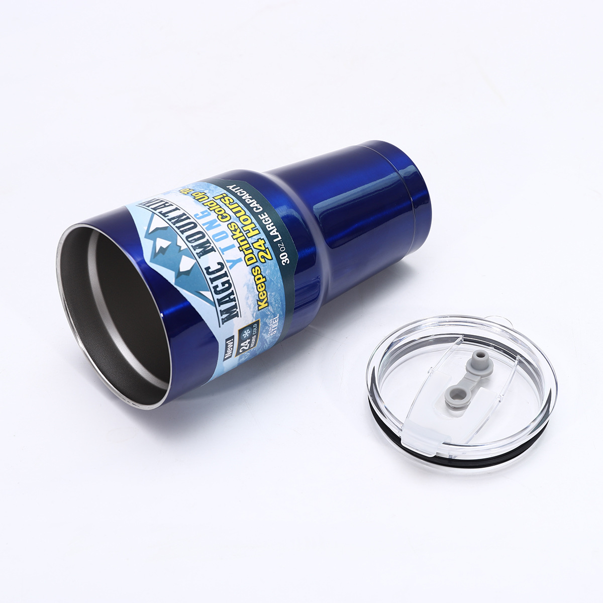 304 stainless steel ice cup, outdoor car portable water cup, heat and cold preservation car cup, insulated cup, 30oz water cup pic 7