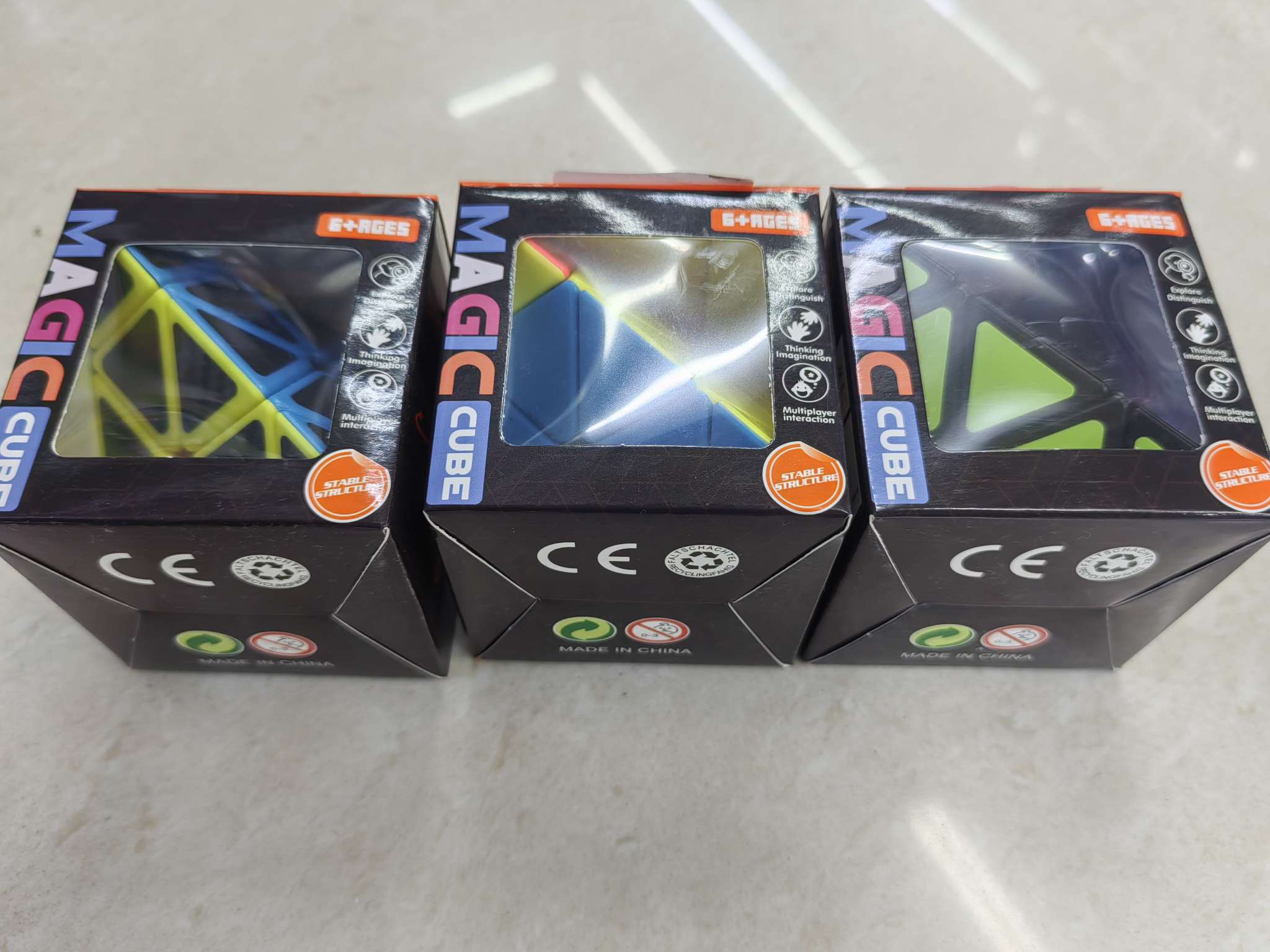 益智科教玩具，智力魔方，金字塔魔方，儿童魔方玩具详情图3