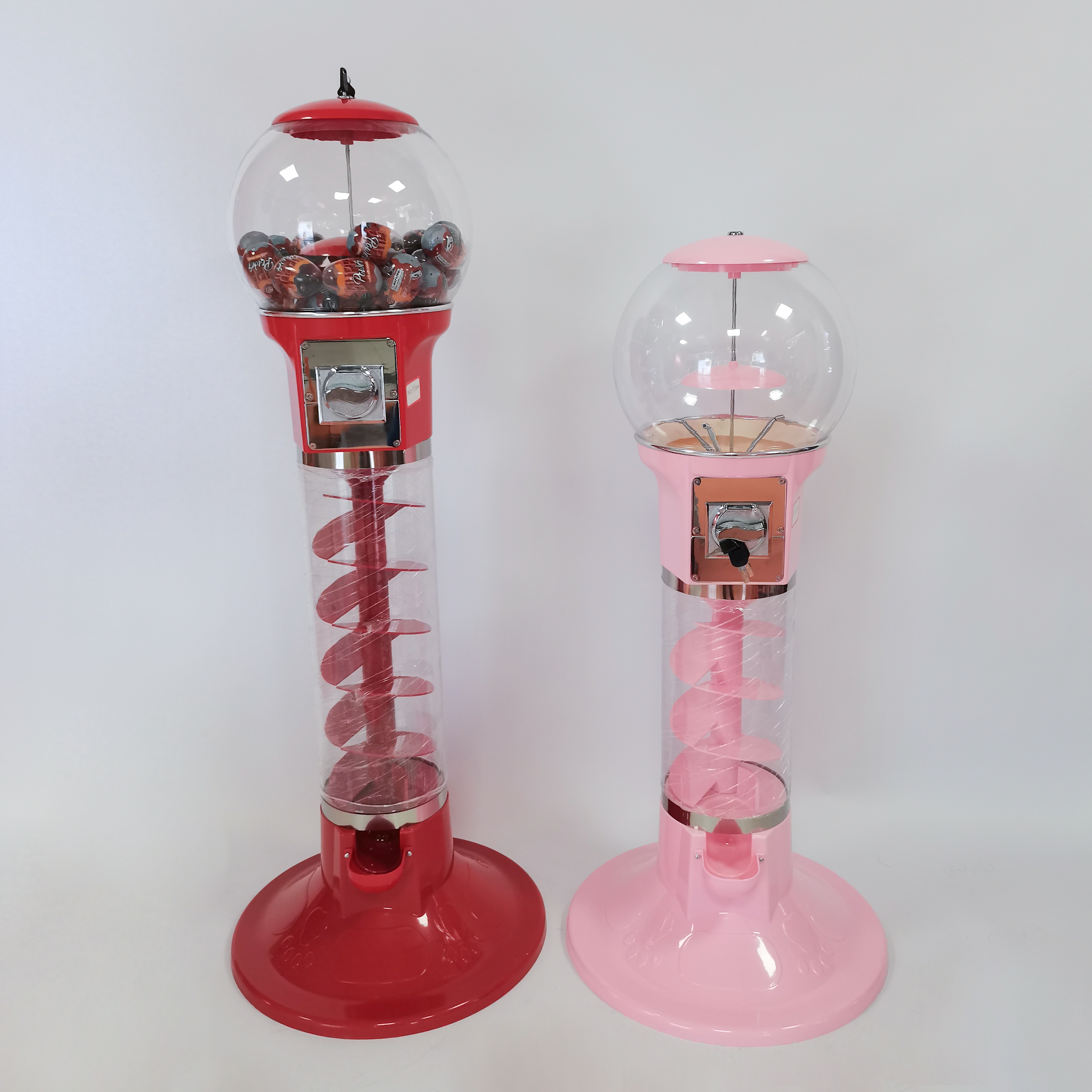 Children's gashapon machine, toy vending machine, self-service vending machine, gift toy machine, coin-operated spiral ball machine, factory direct sales, Hualong Toys Item Picture