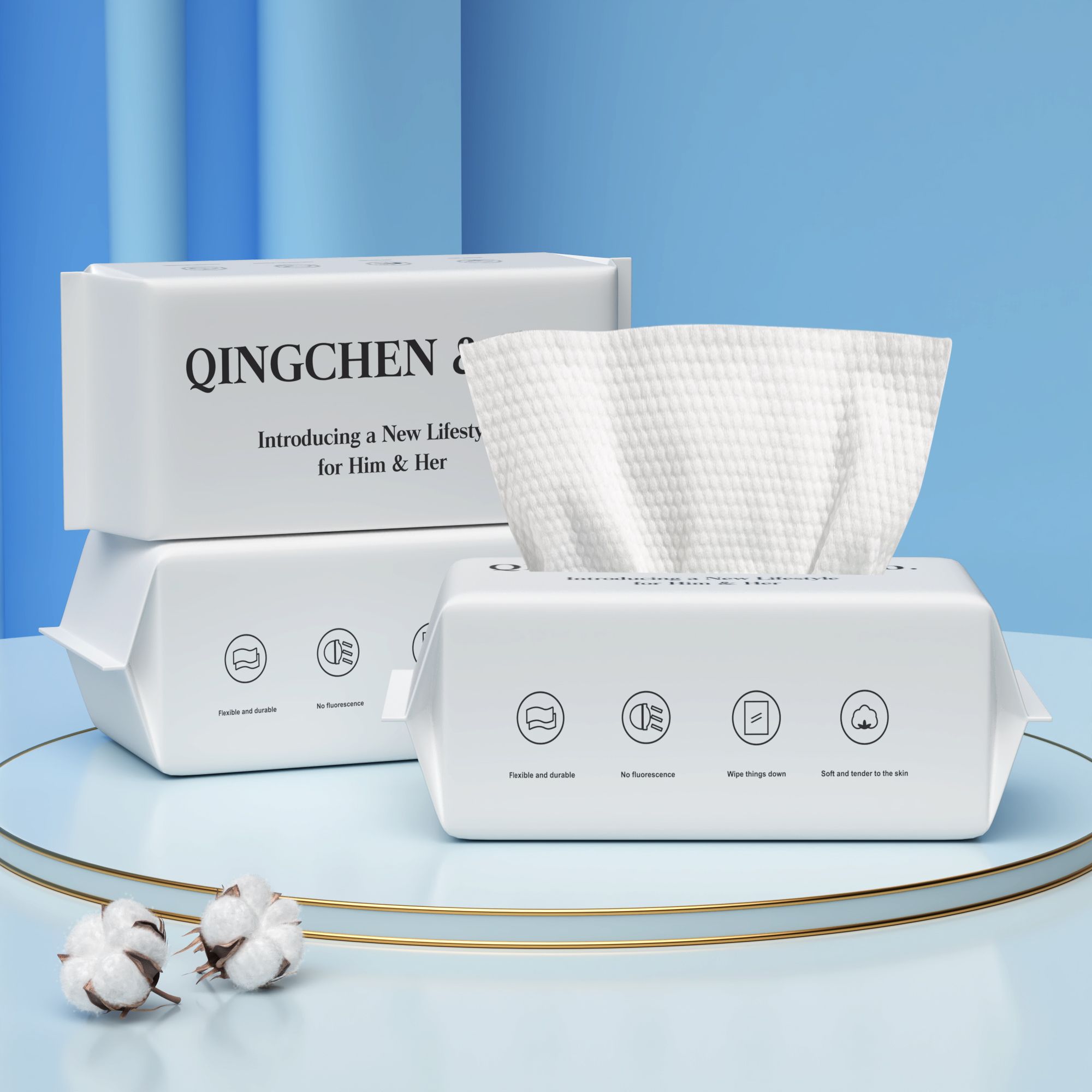 洗脸巾/一次性洗脸巾/洗脸巾定制/全棉洗脸巾/全棉洗脸巾新生儿细节图