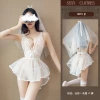 Erotic lingerie, sexy uniform set, cute bride dress, uniform, maid, small chest, see-through, hot flirting, bed excitement Item Picture