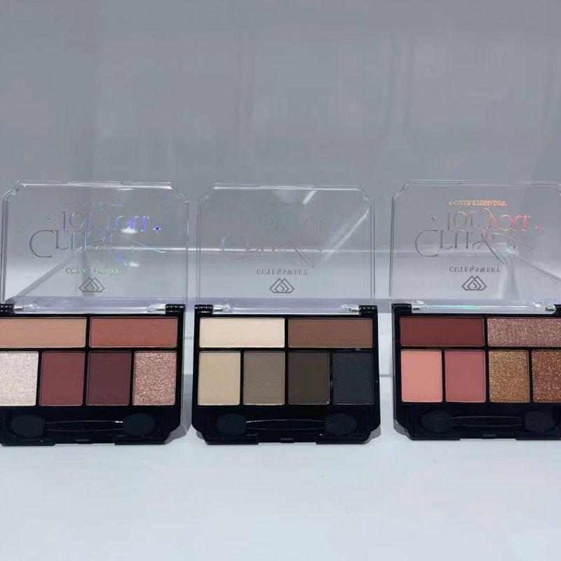 eyeshadow 6-color eyeshadow palette for daily makeup, pastel makeup, smoky makeup, versatile makeup looks, multi-purpose Eyeshadow palette Application Scenario