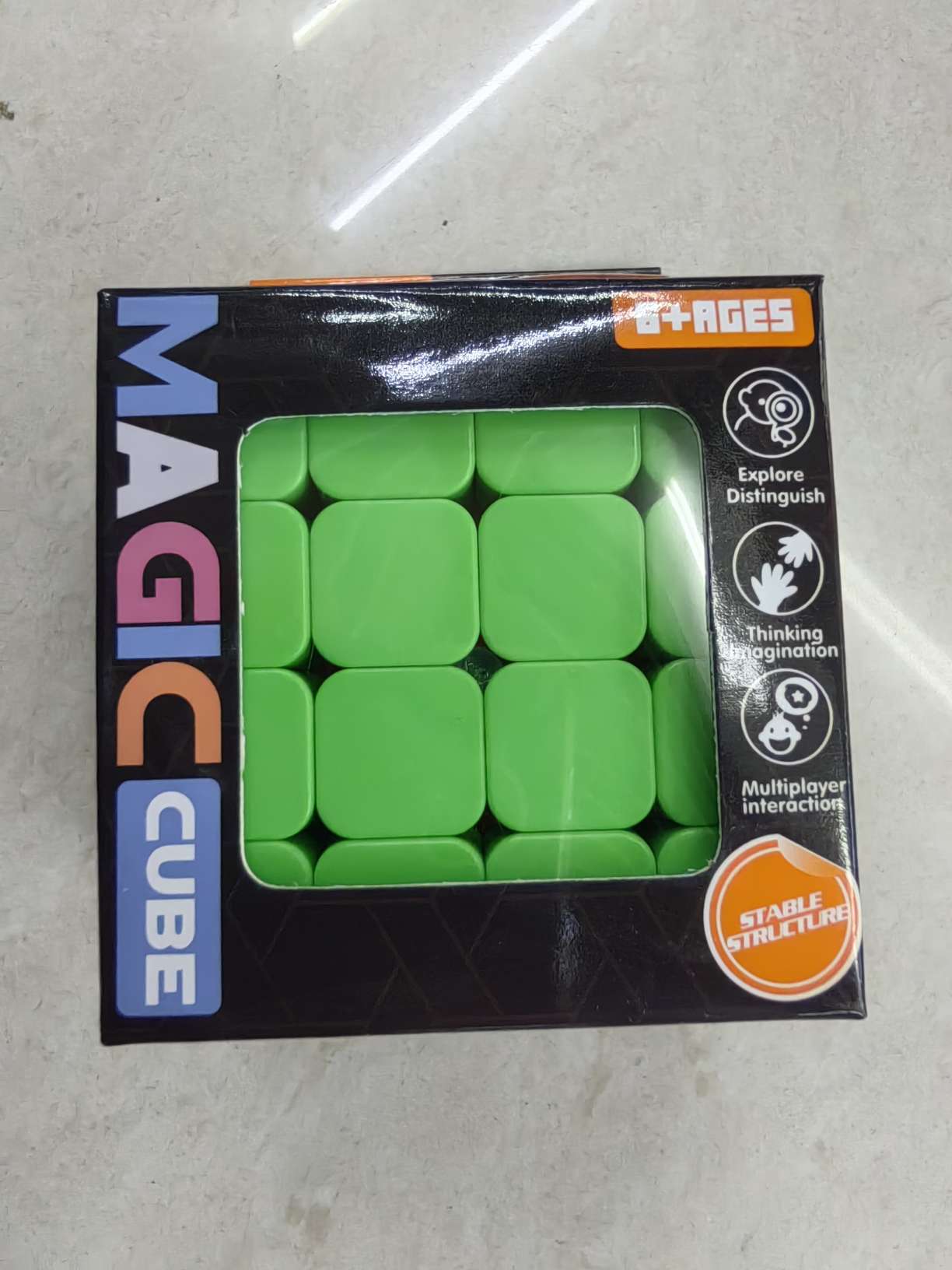 益智科教玩具，智力魔方，四阶魔方，钥匙扣，儿童益智魔方玩具产品图