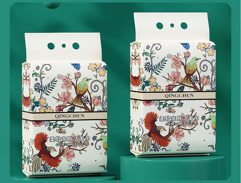一次性棉柔巾悬挂底部抽洁面洗脸巾干湿两用