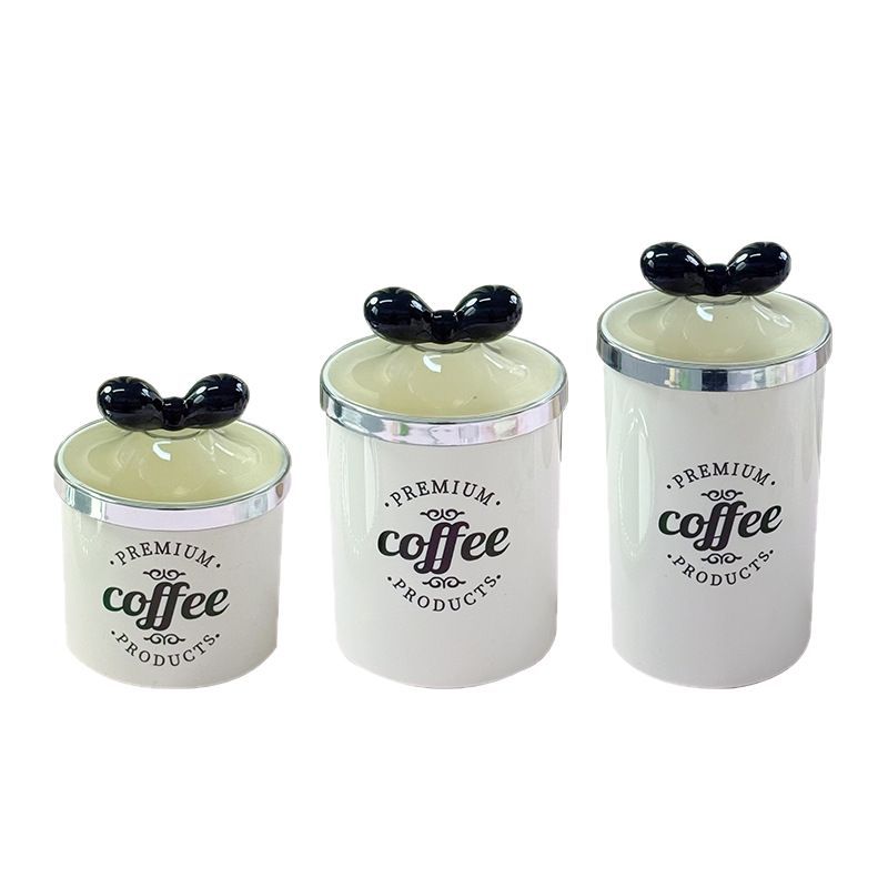 X10-6899-8A household coffee bean storage jar, sugar jar, light luxury storage European-style jar, dried fruits and grains Application Scenario