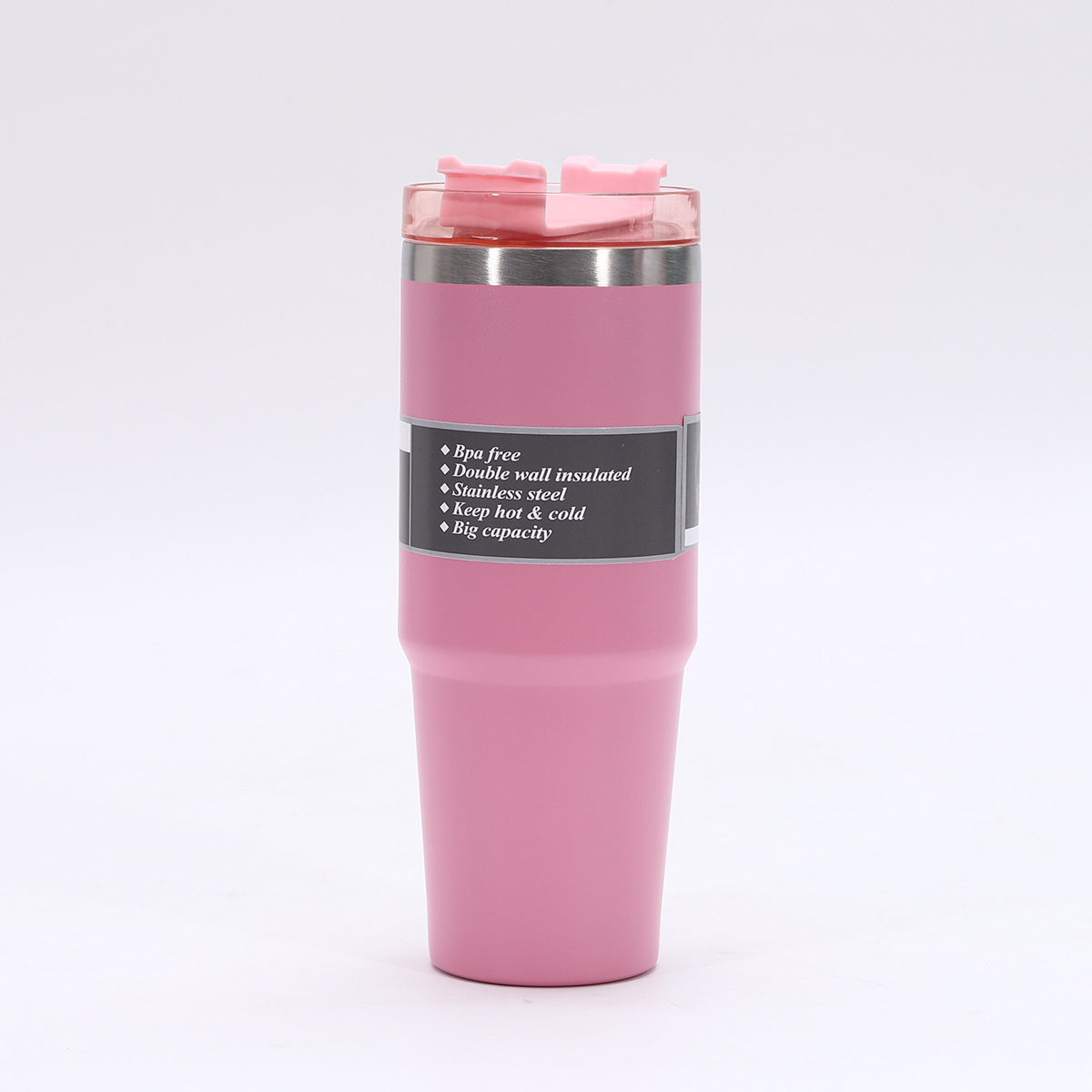 American 20oz and 30oz giant straw insulated ice cup, portable car cup, office insulated cup, water cup Specification image