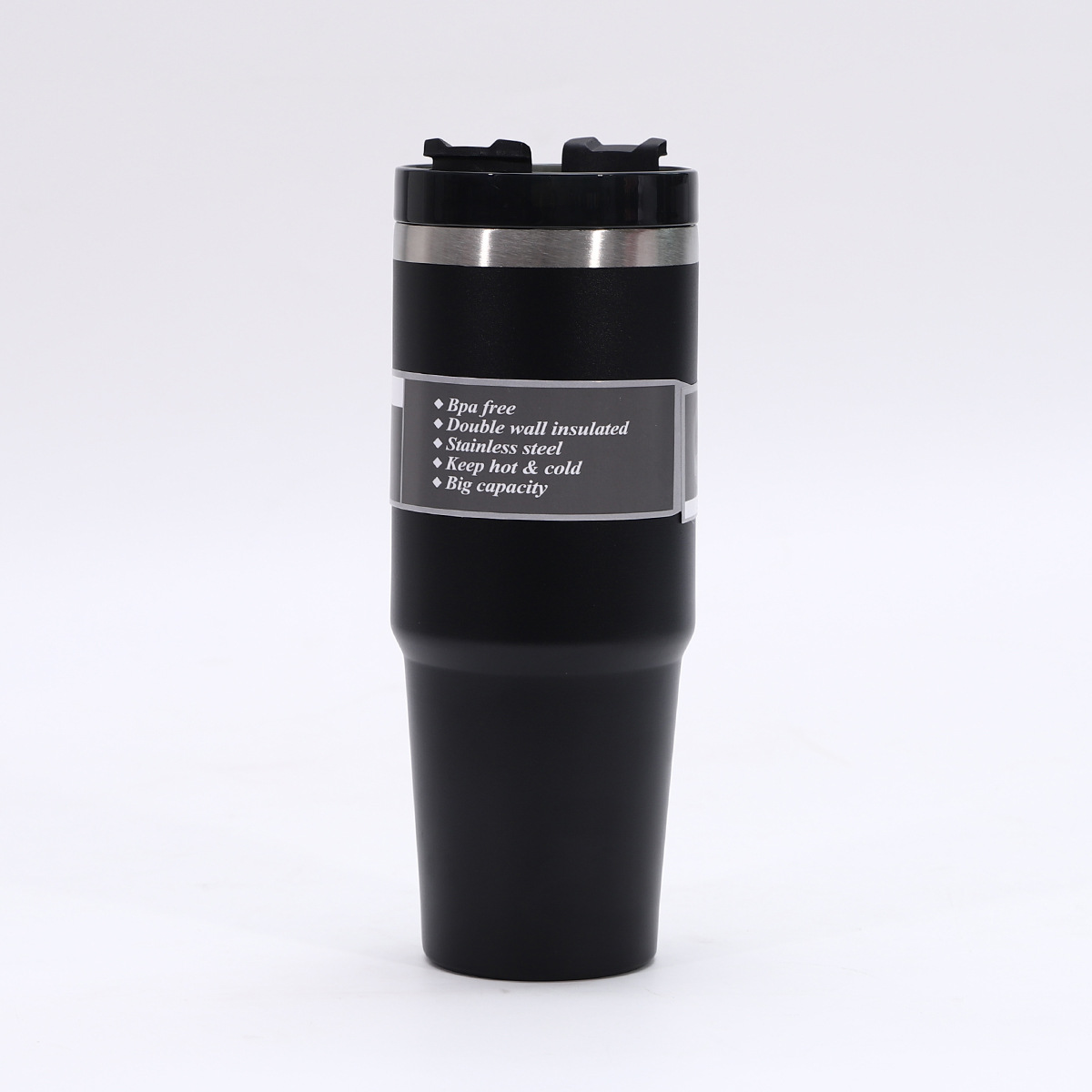 American 20oz and 30oz giant straw insulated ice cup, portable car cup, office insulated cup, water cup Item Picture