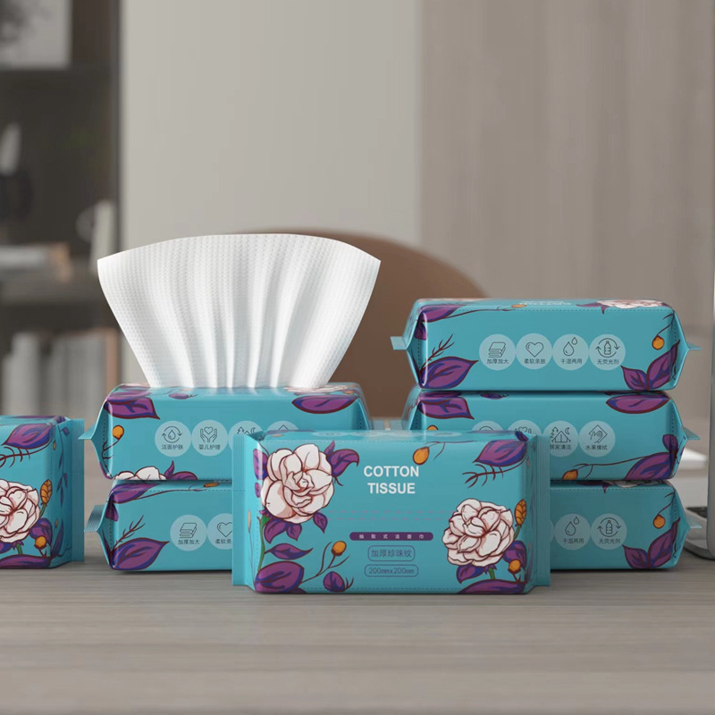 一次性洗脸巾实物图