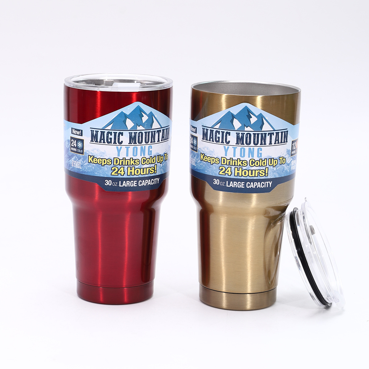 304 stainless steel ice cup, outdoor car portable water cup, heat and cold preservation car cup, insulated cup, 30oz water cup pic 12