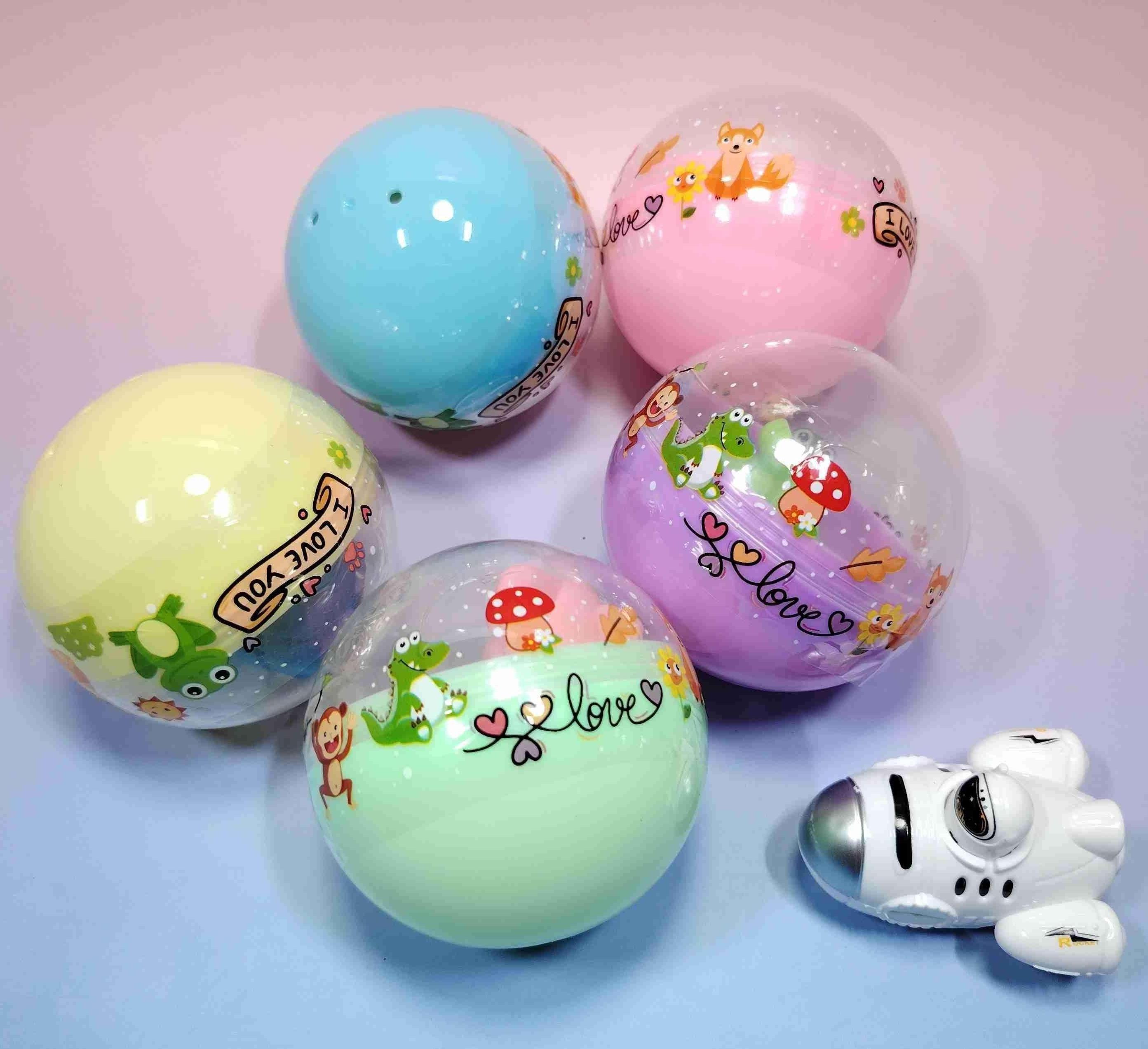 Wholesale of gashapon gifts, gashapon eggshell balls, plastic toy blind boxes, 55mm gashapon balls, 55mm gashapon balls, plastic gashapon eggshells, gashapon gifts, toy blind boxes, and gashapon gifts Item Picture