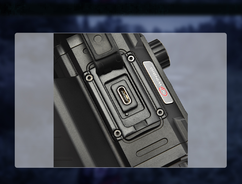 自由虎TK256测距热成像夜间全黑红外探测仪全黑夜视带测距十字热成像详情15