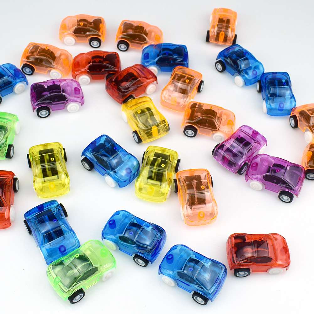 Surprise toy Gacha candy-colored transparent mini Huili toy car Children's set Gacha small toy, Children's Day gift toy car children's toy Specification image