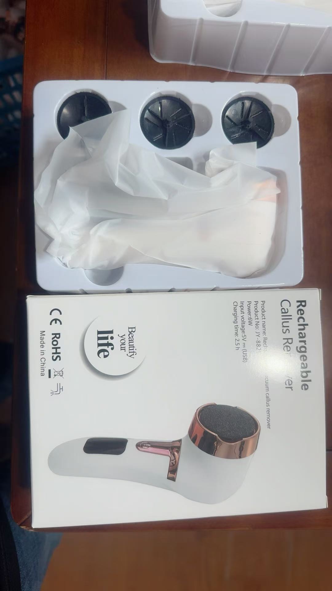 Electric foot scrubs, exfoliating, exfoliating and pedicure sets, foot care tools Item Picture